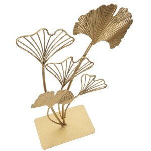 Mauro Ferretti sculptura frunze 26x11.5x44.5 cm aur