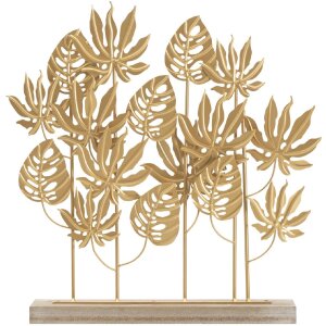 Mauro Ferretti Skulptur Palm 56x10x57,5 cm gold