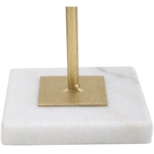 Mauro Ferretti sculptură Cub 16x18x41.5 cm auriu-alb