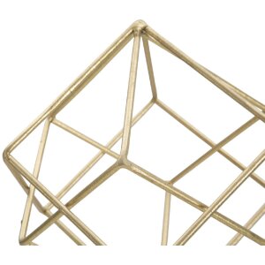 Mauro Ferretti sculptură Cub 16x18x41.5 cm auriu-alb