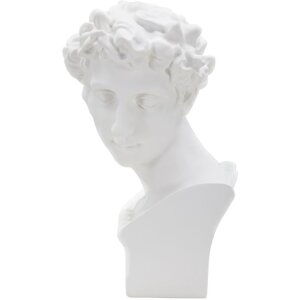 Mauro Ferretti Skulptur Roman Young 20x17,5x30 cm weiß