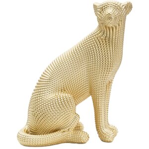 Mauro Ferretti Skulptur Leopard 23x15,5x29 cm gold