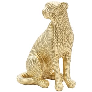 Mauro Ferretti sculptură leopard 23x15.5x29 cm aur