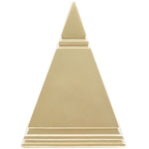 Mauro Ferretti sculptură piramidă 11.5x11.5x15.5 cm aur