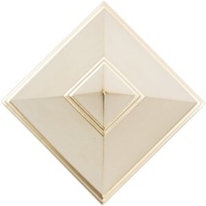 Mauro Ferretti sculptură piramidă 11.5x11.5x15.5 cm aur