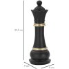 Mauro Ferretti Skulptur Queen 9x25,5 cm schwarz-gold
