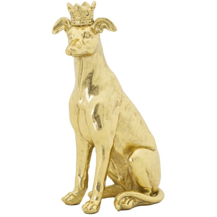 Mauro Ferretti Hundeskulptur Dog Gold 20x12,5x33 cm gold