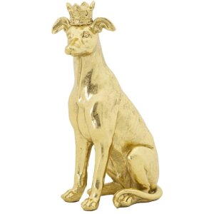 Mauro Ferretti Hundeskulptur Dog Gold 20x12,5x33 cm gold