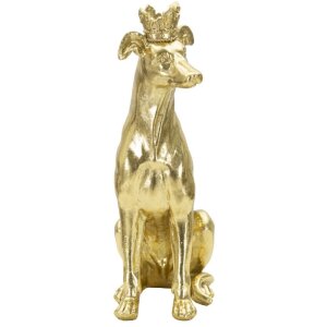 Mauro Ferretti Hundeskulptur Dog Gold 20x12,5x33 cm gold