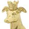 Mauro Ferretti Hundeskulptur Dog Gold 20x12,5x33 cm gold