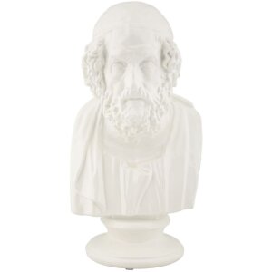 Mauro Ferretti Skulptur Sage 12,9x12,5x25 cm weiß