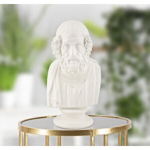 Mauro Ferretti Skulptur Sage 12,9x12,5x25 cm weiß