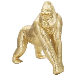 Mauro Ferretti Gorillaskulptur 24,3x13,9x22,8 cm gold
