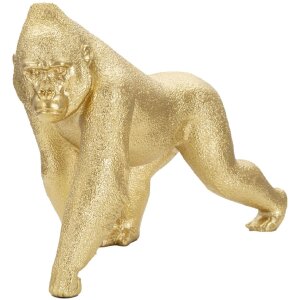 Mauro Ferretti Gorillaskulptur 29,7x11,5x21,8 cm gold
