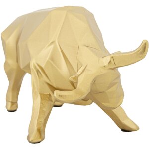 Mauro Ferretti Stierskulptur 19,5x9,9x10,6 cm gold