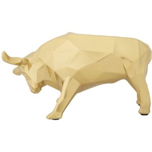 Mauro Ferretti Stierskulptur 19,5x9,9x10,6 cm gold