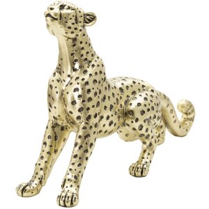 Mauro Ferretti Leopardenfigur 33x7,7x19,5 cm gold schwarz