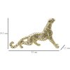 Mauro Ferretti Leopardenfigur 33x7,7x19,5 cm gold schwarz