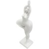 Mauro Ferretti Yogafigur stehend Woman Yoga 16x9x45,8 cm weiß