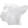 Mauro Ferretti Leopardenfigur sitzend  27x38x74 cm weiß