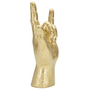 Mauro Ferretti Handskulptur Yeah Hand 14,5x7x23 cm gold