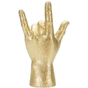 Mauro Ferretti sculptură de mână Da mână 14.5x7x23 cm aur