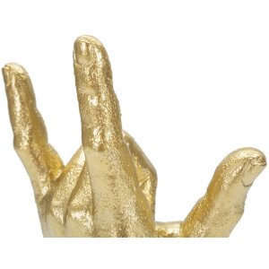 Mauro Ferretti sculptură de mână Da mână 14.5x7x23 cm aur