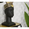 Mauro Ferretti Bust Massai Man 25x25x56 cm negru