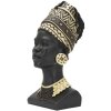 Mauro Ferretti Büste Massai Woman Cup 21,5x27,5x45 cm schwarz