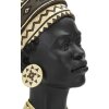 Mauro Ferretti Büste Massai Woman Cup 21,5x27,5x45 cm schwarz