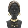 Mauro Ferretti Bust Massai Woman 19x18,5x30 cm negru