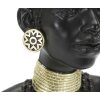 Mauro Ferretti Bust Massai Femeie Trib 23x19x38,5 cm negru