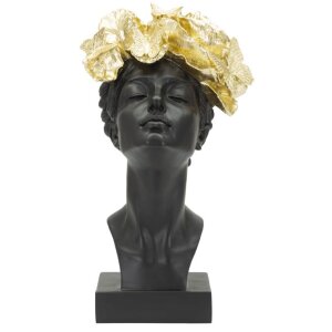 Mauro Ferretti Büste Woman with Butterfly 21x20x36,5...