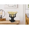 Mauro Ferretti figurină decorativă maimuță cu frunze bol 25.2x21x24 cm aur negru