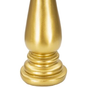 Mauro Ferretti Schachfigur Alfiere Ø 12,5x38,5 cm gold schwarz Dekoration