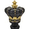 Mauro Ferretti Schachfigur König Ø 13x40,5 cm schwarz gold Dekoration