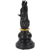 Mauro Ferretti Schachfigur Pferd 14x11x27 cm schwarz gold Dekoration