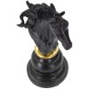Mauro Ferretti Schachfigur Pferd 14x11x27 cm schwarz gold Dekoration