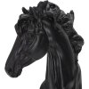 Mauro Ferretti Schachfigur Pferd 14x11x27 cm schwarz gold Dekoration