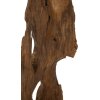 Mauro Ferretti Akar Skulptur Teakholz braun 18x13x55 cm
