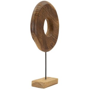 Mauro Ferretti Skulptur Dorat aus Teakholz 35x10x58 cm braun