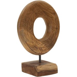 Mauro Ferretti Skulptur Dorat aus Teakholz 20x10x28 cm braun
