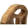 Mauro Ferretti Skulptur Lubang aus Teakholz 18x10x27 cm braun