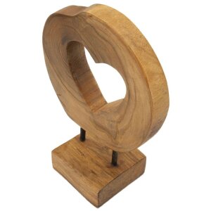 Mauro Ferretti sculptură Hasi lemn de tec 20x10x28 cm maro