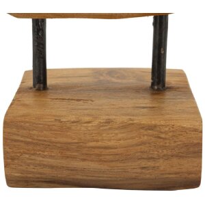 Mauro Ferretti sculptură Hasi lemn de tec 20x10x28 cm maro