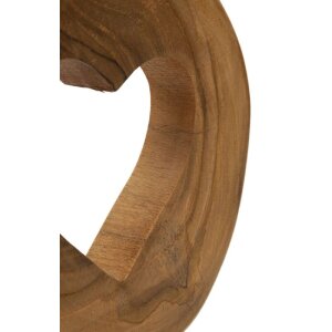 Mauro Ferretti sculptură Hasi lemn de tec 20x10x28 cm maro