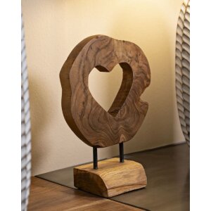 Mauro Ferretti sculptură Hasi lemn de tec 20x10x28 cm maro