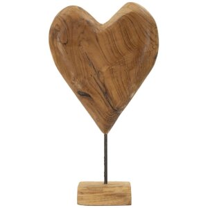 Mauro Ferretti Skulptur Dobu Teakholz 25x12x45 cm braun