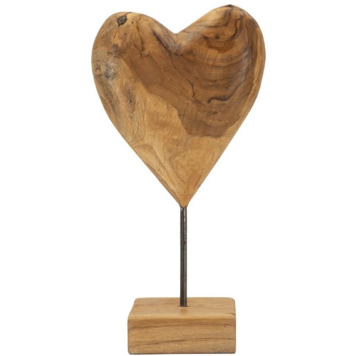 Mauro Ferretti sculptură Dobu lemn de tec 20x12x37 cm maro