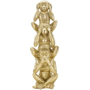 Mauro Ferretti Dekofigur Affen Turm Ø10,5x30 cm...